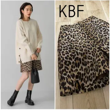 [새상품급] KBF 자카드 레오파드 숏팬츠