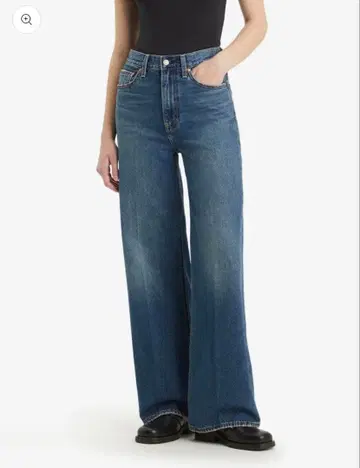 리바이스 데님 RIBCAGE WIDE LEG