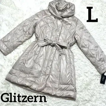 [택 포함 새상품] Glitzern 다운 코트 L 베이지