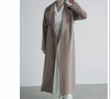 [ 새상품 ] 스텐칼라 라이트 코트 rienda 트렌치코트 브라운