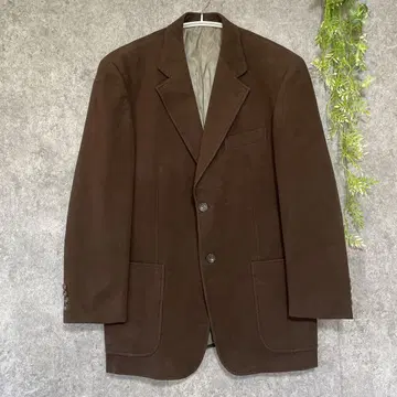 체루티 1881 테일러드 자켓 스웨이드 느낌 인조 가죽 일본제 M