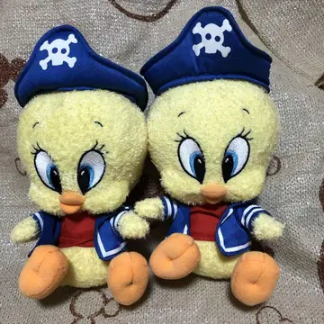 트위티 해적풍 봉제 인형 2체 세트