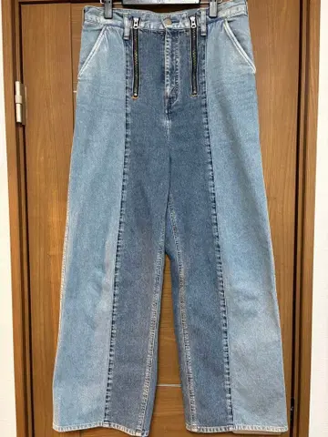 jieda 지에다 지퍼 데님 새상품급 사이즈 1