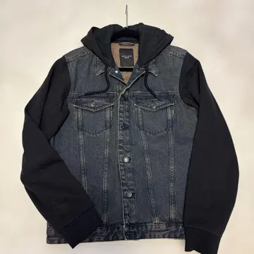 NEW LOOK 후드 부착 데님 자켓