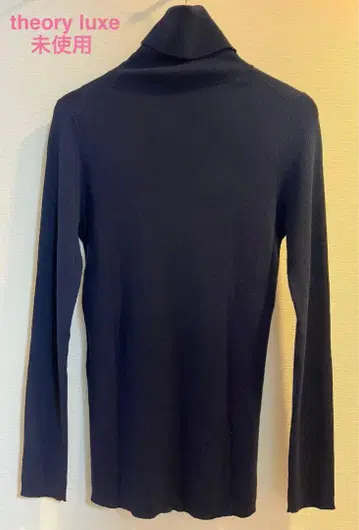 [ 미사용품 ] theory luxe 띠어리 럭스 리브 터틀넥 니트