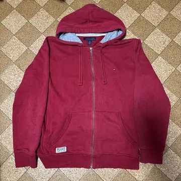 TOMMY HILFIGER 빨간색 후드티 XL 사이즈