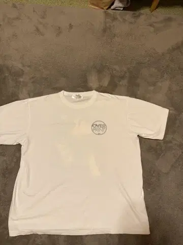 overprint T셔츠 XL 후루타츠미 한정판