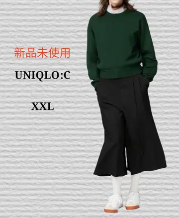 미사용 새상품 [ UNIQLO:C ] 큐롯 09 BLACK XXL