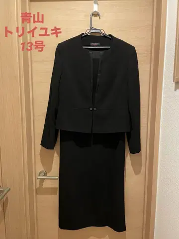 아오야마 토리이 유키 13호 블랙 원피스 정장