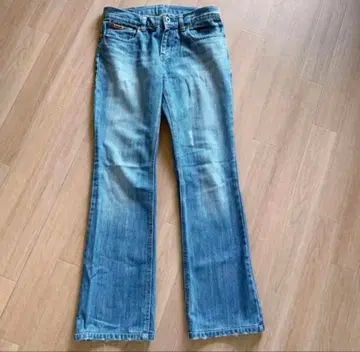 랄프 로렌 데미지 데님 청바지 여성용