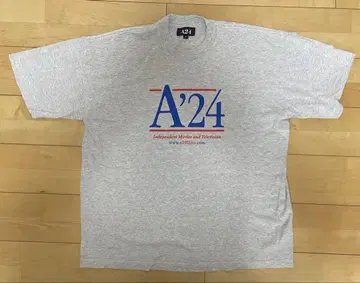 A24 로고 T셔츠 XL 그레이