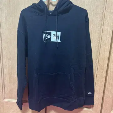 NEW ERA 블랙 후드티 M