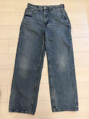 ZARA 블루 데님 와이드 레그 W30