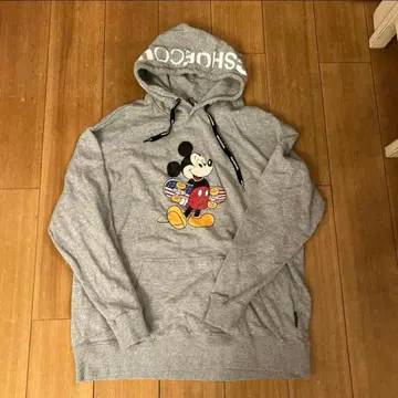 DC SHOES 후드티 DISNEY 콜라보 미키마우스 그레이 L
