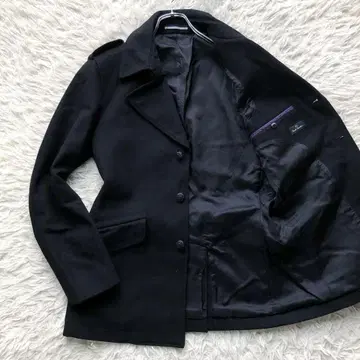 [새상품급 메탈 버튼] 폴스미스 피코트 블랙 울