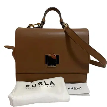 컨디션 최상!! 훌라 숄더백 S 코냑 H 브라운