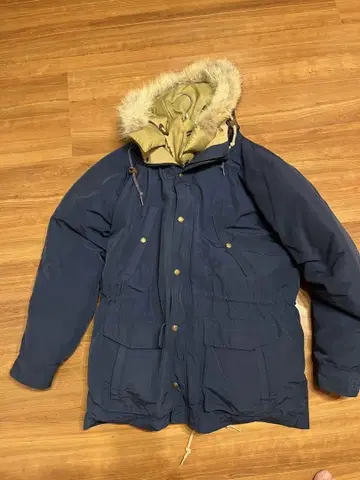 ONTIME 90s USA 다운 자켓 네이비 빈티지 아웃도어