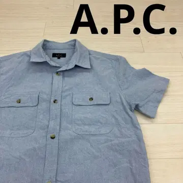 A.P.C. 아페쎄 반팔 옥스퍼드 셔츠