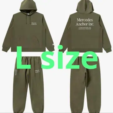 Mercedes Anchor inc. 후드티 셋업 L 사이즈
