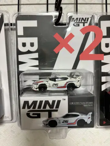 MINIGT LB WORKS 도요타 GR 수프라 martini 2대 세트