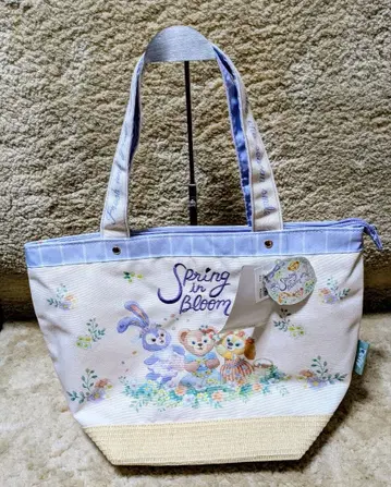 더피 & 프렌즈 스프링 블루 토트백 완판템 미사용 새상품