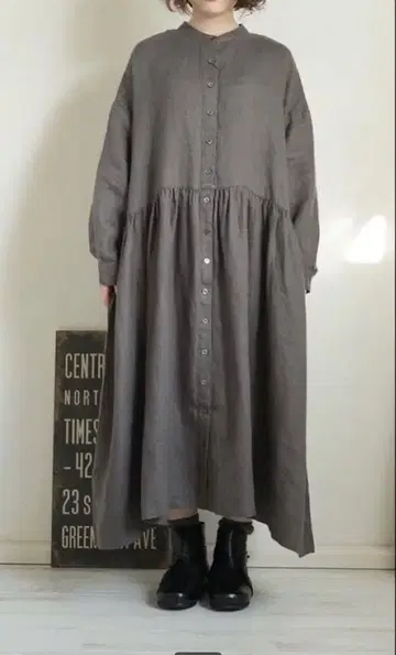 nachukara 나추카라 개더 원피스