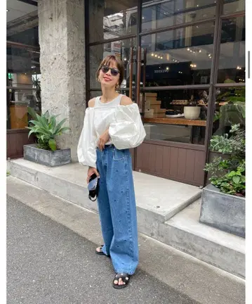 mite 미테 하트 다용도 데님 청바지 팬츠