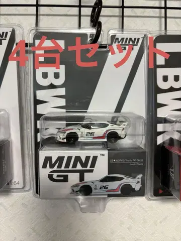 MINIGT LBWORKS 도요타 GR 수프라 martini 4대 세트
