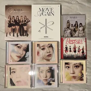 KARA 앨범 9장 세트 MOVE AGAIN 외