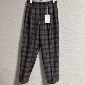 캐번 체크 팬츠