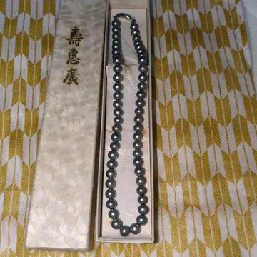 그레이 진주 목걸이 약 40cm