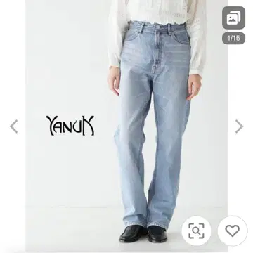 야누크 YANUK 루이즈 스트레이트 데님