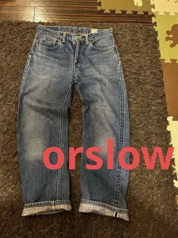 실루엣 디자인 가격 오어슬로우 원워시 데님