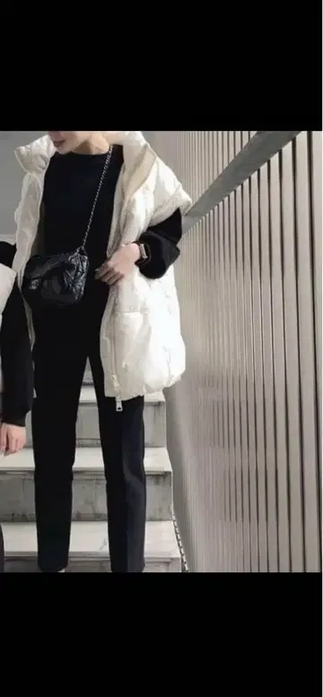 ZARA 오버 사이즈 다운 베스트