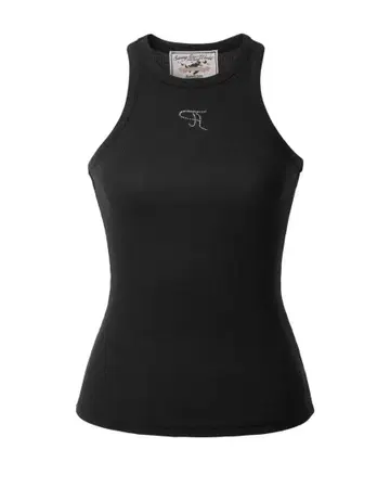 threetimes Jewel tank top long length