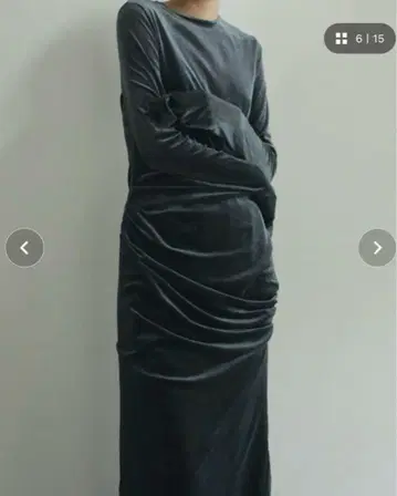 안누케 anuke 벨로아 메쉬 원피스 anuke Velour Mesh