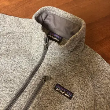 Patagonia 베터 스웨터 플리스 그레이 멜란지 하프 지퍼 S