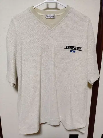 santafe 베이지 V넥 T셔츠 산타 페