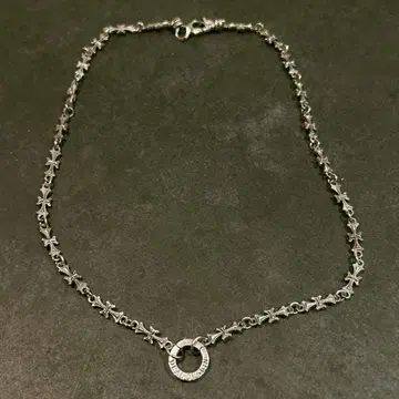 딜 디자인 크로스 체인 목걸이 925