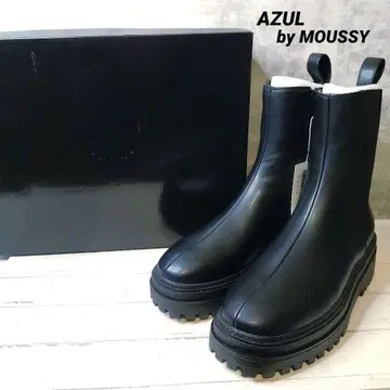 미사용 새상품 AZUL BY MOUSSY 사이드 고어 부츠 트랙 밑창 L