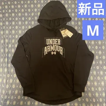 새상품 택 UNDER ARMOUR 블랙 후드티 M 사이즈