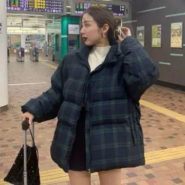 nugu 다운 자켓 체크