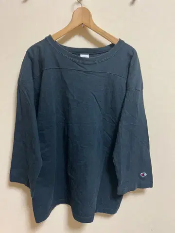 USA 챔피온 T1011 7부 소매 풋볼T 네이비 XL