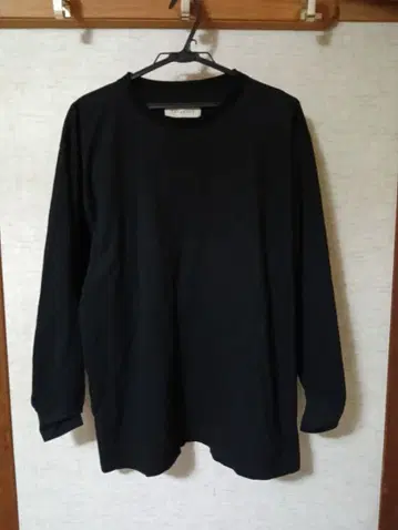 tangenet champ long 블랙 긴팔 티셔츠