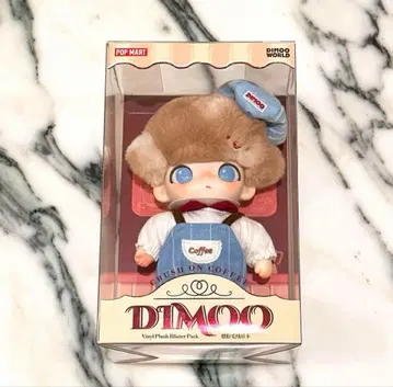 새상품 pop mart dimoo crush on coffee 펜던트