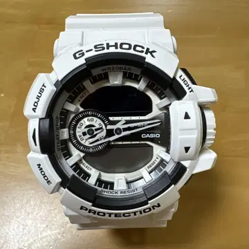 CASIO G-SHOCK 로터리 스위치 화이트 GA-400-7A