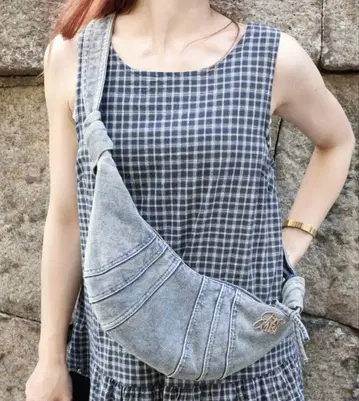 jumelle  아이템 [ official 한정판 ] 데님 숄더백