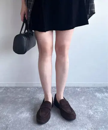 edit for lulu* 스웨이드 로퍼