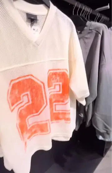 H&M 메쉬 셔츠 화이트