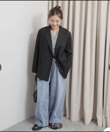 JORNAL STANDARD 이지 데님 와이드 팬츠 블루 38